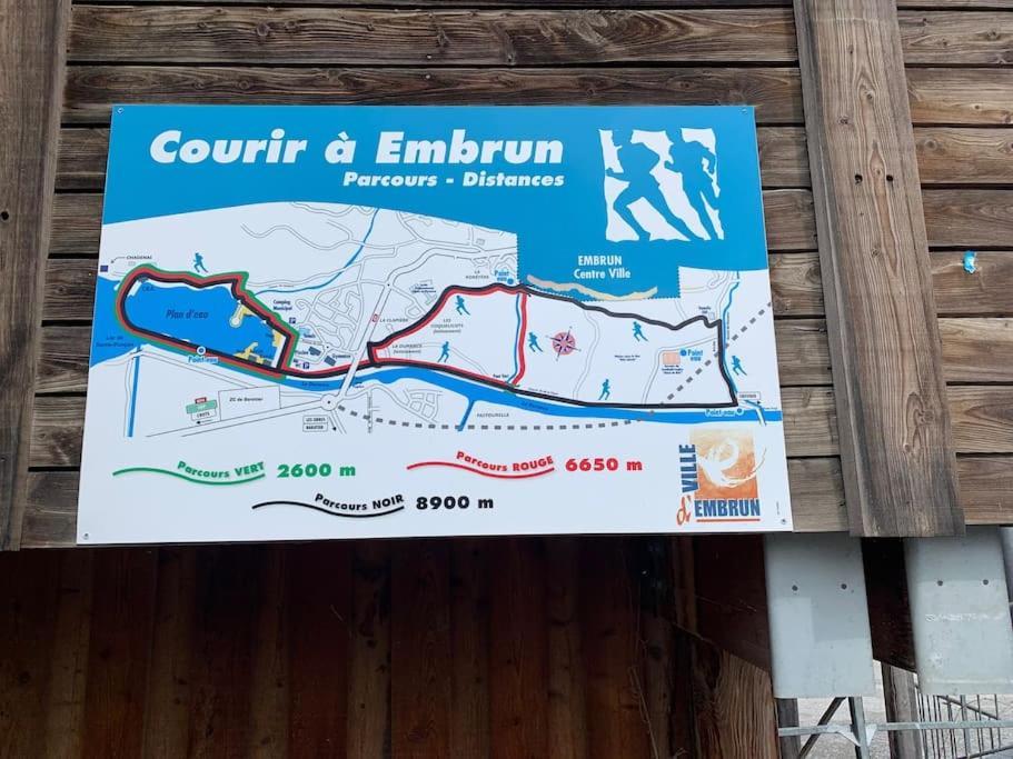 Appartement Au Plan D'Eau - Chez Laurence Embrun ภายนอก รูปภาพ